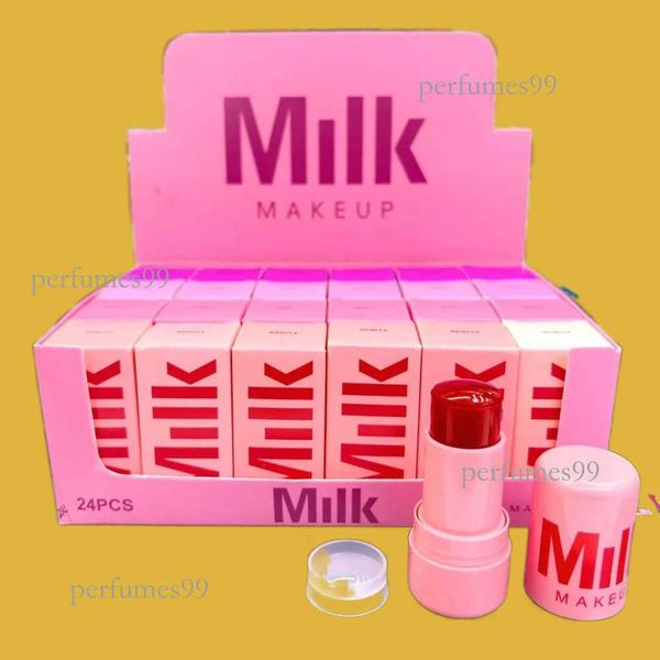 

Makeup Milk Blush Stick Cooling Water Tint refreshing Hydrating Jelly Texture Long-lasting Colour For The Cheeks And Lips, As picture