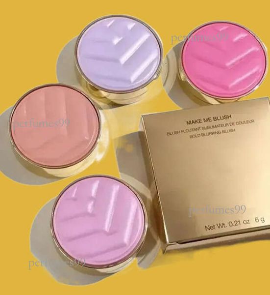 

Leather Makeup blush 6g with mirror natural High gloss blusher Powder Bold Blurring Blush Health Beauty Face Cheek Cosmetics Good Quality, As showing