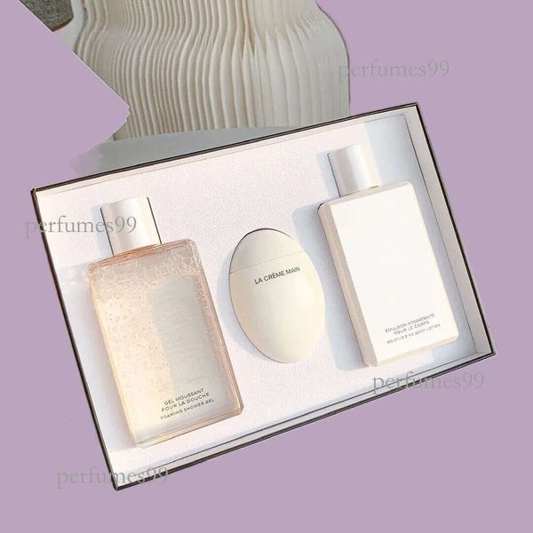 

brand Luxury 3 in 1 set body shower gel Moisturizing lotion 200ml hand cream 50ml women bath sets high version