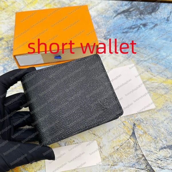 High Quality wallet man Credit designer Card Holder Paris style Designers Classic Mini Genuine Leather Card Holde luxurys designer Wallet men wallet