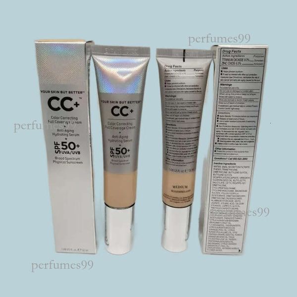 

Foundation Face before CC Your skin but better Nude Glow serum Light Medium Powder Skin Correction Cream 32ml Moisturizing mask Beauty makeup, As shown