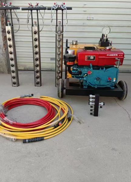 

Powerful Manual Rock Breaker | Hydraulic Stone Splitter for Construction & Mining