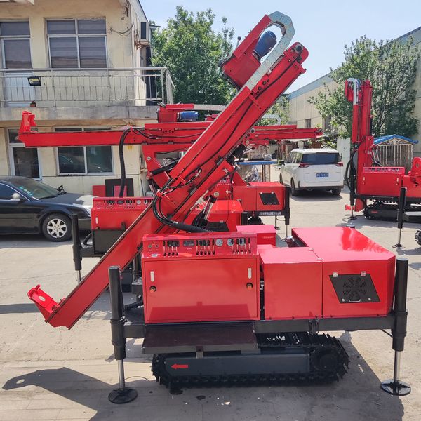 

45kw Crawler Water Well Drilling Rig | 200m Portable Hydraulic Rotary DTH Drill Machine for Sale
