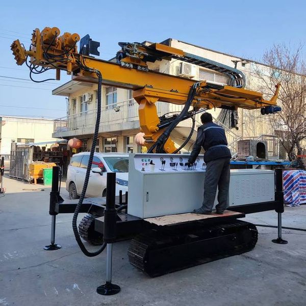 

Mini High-pressure Rotary Jet Drill Rig | Pneumatic Anchoring System for Roadside Engineering