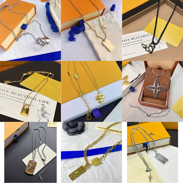 

Fashion necklace with dog tag pendant padlock necklace designer necklace luxury necklace birthday gift ring necklace sunflower necklace