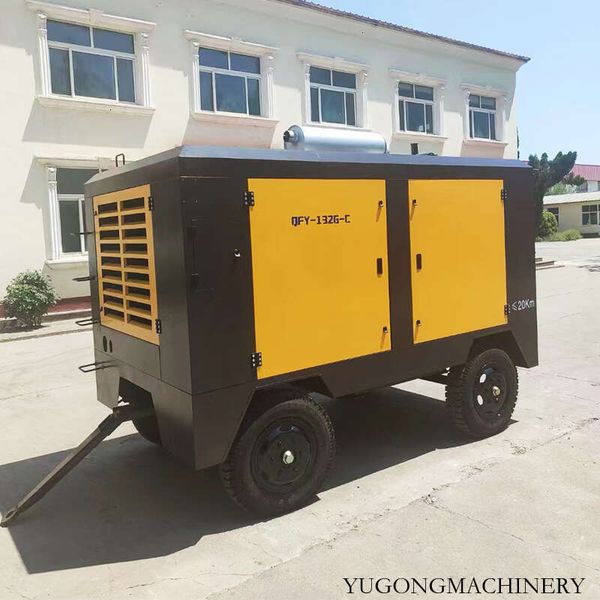 

24bar 264kw Diesel Engine Screw Air Compressors for Water Well Drilling Rig