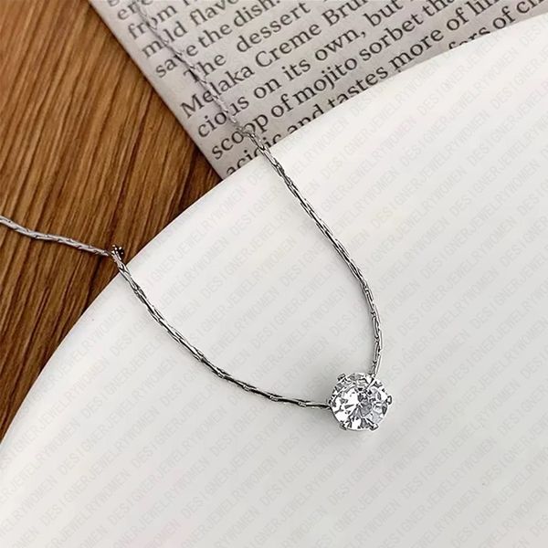 

Designer Necklace Necklace for Women Gold Necklaces Diamond Chain Luxury Jewlery Designer for Women Elegant Timeless Sparkling Pendant Gift