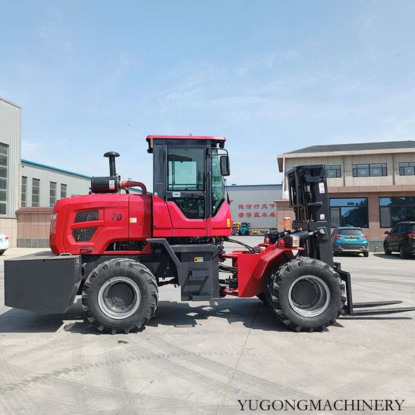 

Economical Diesel Rough Terrain Forklift Low Total Cost Of Ownership