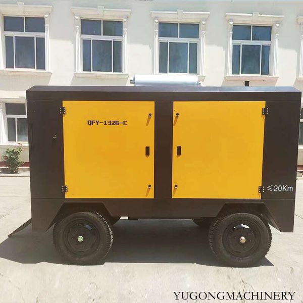 

Portable Diesel Engine Screw Air Compressor for Water Well Drilling Rig