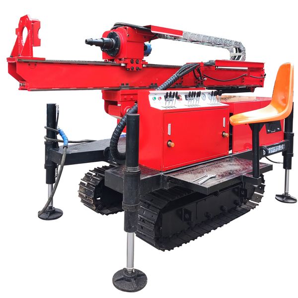 

Portable 45kw Crawler Drilling Rig | 200m Hydraulic Rotary DTH Water Well Machine on Sale