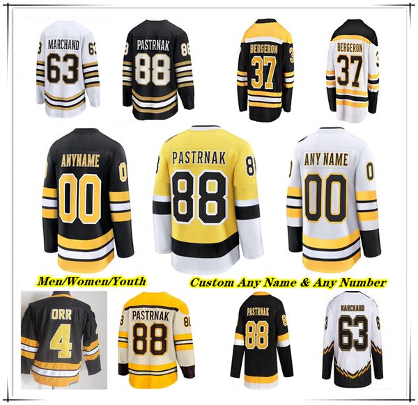 

David Pastrnak bruinss Hockey Jersey Pavel Zacha Charlie McAvoy Morgan Geekie Jeremy Swayman Elias Lindholm Michael Eyssimont Nikita Zadorov Bobby Orr Jeannot Kid, Men black style