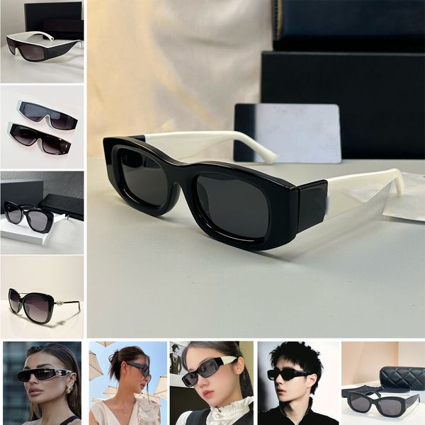 

Top quality Cat Eye sunglasses womens sunglasses 16 designer Sunglasses men's Fashion uv400 Oval Sunglasses with box for Driving shopping vrsace sunglasses