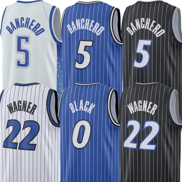 men youth Paolo Banchero Desmond Bane Desmond Bane Goga Bitadze Anthony Black Wendell Carter Jr. Jonathan Isaac Jalen Suggs Franz Wagner Custom Basketball Jersey
