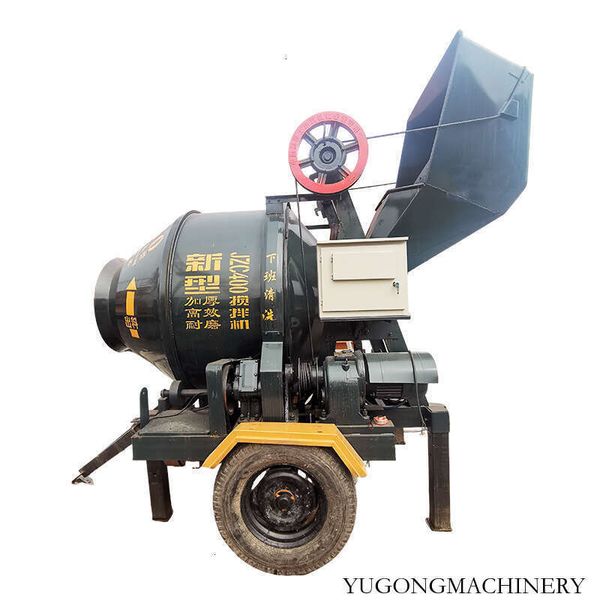 

Tilting Drum Concrete Mixer with Water Tank and Weighing System Suitable for Precise On-Site Batching