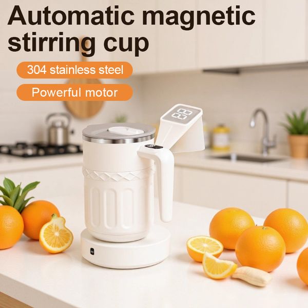 Automatic Insulated Smart Temperature Measuring Magnetic Electric Portable Coffee Cup