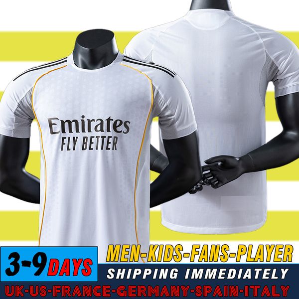 

25 26 MBAPPE BELLINGHAM VINI JR soccer jerseys real HUIJSEN valverde ARDA GULER football shirt VALVERDE Camisetas MaDrIdS men kids kit jersey TRENT US Pack, Grey