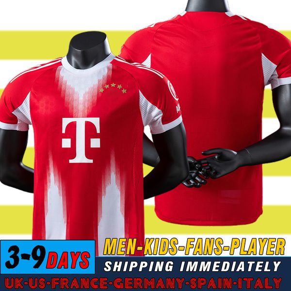 

25 26 soccer jerseys MUSIALA football shirts GNABRY camisa de futebol KIMMICH Kit Neuer KANE BayernS OLISE Munich 125 Year Anniversary Beckenbauer LUIS DIAZ, Green