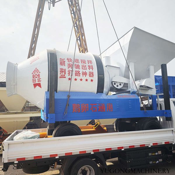 

Portable Concrete Mixer with Vibration Dampening Frame Reduces Noise and Improves Stability During Operation