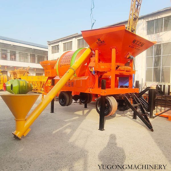

Drum Concrete Mixer with Automatic Water Metering System Ensures Consistent Water-Cement Ratio Every Batch
