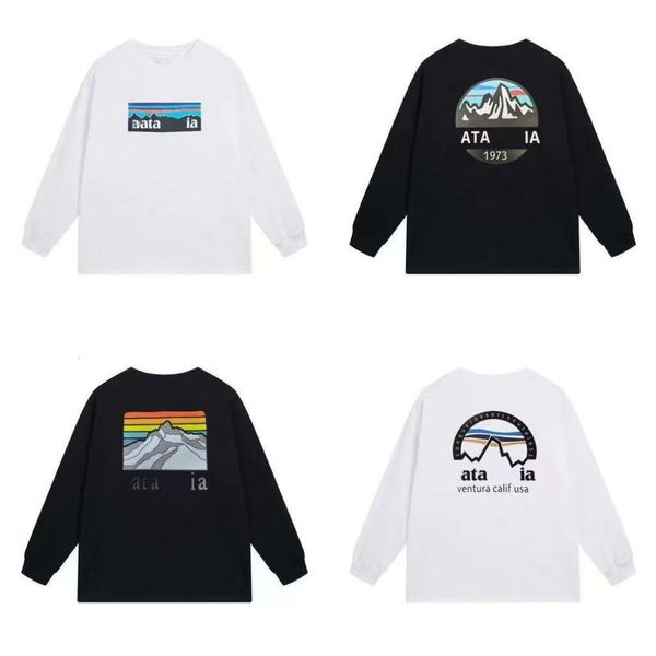 1:1 Cotton Long Sleeve Shirt Designer T Shirt Men's Heavy Weight Crew Neck T-Shirt Mens Premium Cotton Tee Streetwear Unisex Longsleeve T-Shirt
