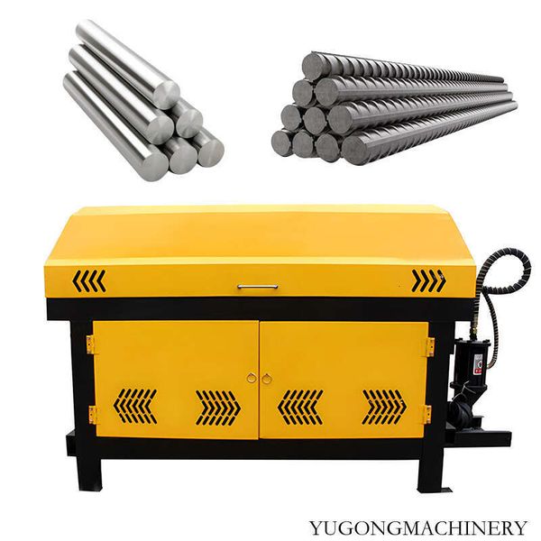 

Ductile Iron Gearbox Rebar Straightening Machine, Durable Steel Bar Straightening and Cutting Equipment with Safety Guard
