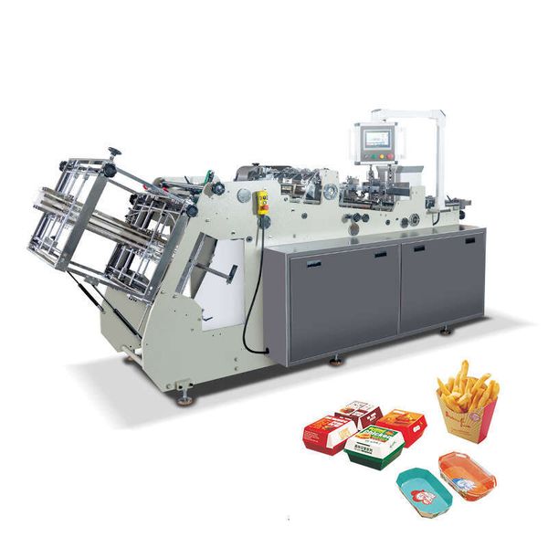 

Automatic Paper Lunch Box Making Machine Table Top Burger Paper Box Making Machine With Cheap Price