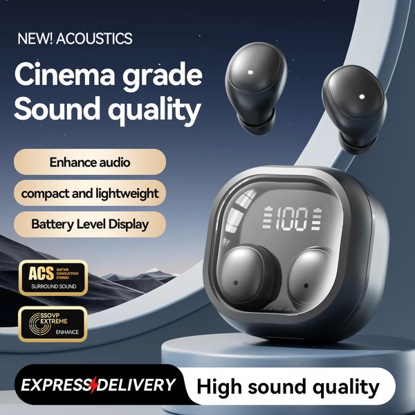 Wireless Earbuds, in Ear Headphones, Bluetooth Earphones, Mini Ear Buds, Bluetooth Earbuds with Microphone, USB-C Charging Case