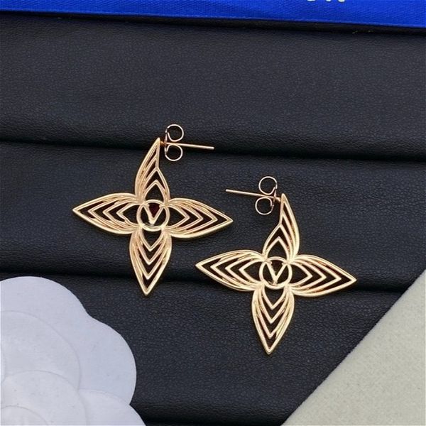 

Classic Simple Earring Designer Earrings 18K Gold Plated Luxury Earring Stud Hoop Earrings for Woman Jewelry Gift High Quality