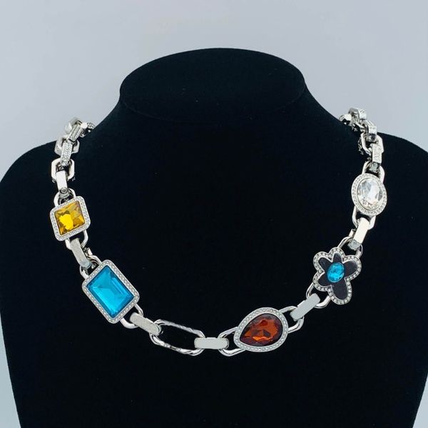 

18K Gold Plated Women Necklace Designer Pendant Choker Chain Luxury Designer Jewelry Necklace Gift with Box