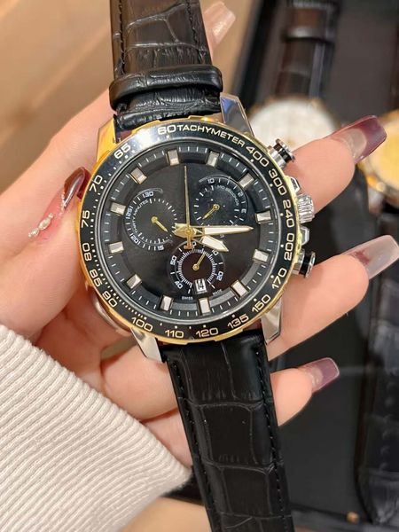 

Men's High-End Watch, Quartz Movement Ensuring Precision, A Must-Have for Fashionable and Dynamic Stylish Men, Black