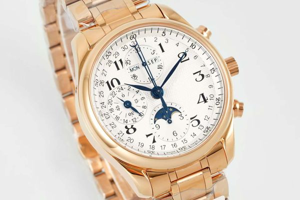 

Prestigious Men's Watch, Letting You Master the Lunar Phase Cycle Anytime, Fully Showing Astronomical Feelings, Brown