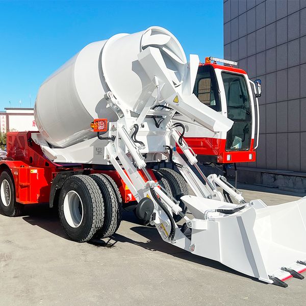 

Time-Saving Self-Loading Concrete Mixer | Boost Work Progress with Safety Features & Emergency Stop