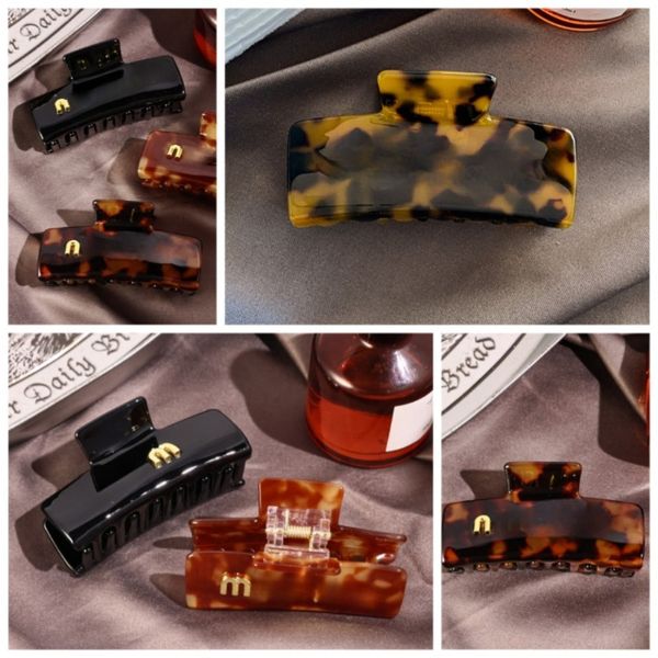 

Luxury Barrettes Designer Womens Girls Hairpin Classic Versatile Leisure Letter Hairclips Fashion Black Hairpin Hair Clips