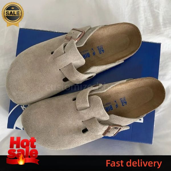 

womens slippers designer slides Designer Clog Sandals Women Slippers Clogs Cork Flat High Quality Fashion Summer Genuine Leather Slide Beach Casual Shoes Men 35-46, Green