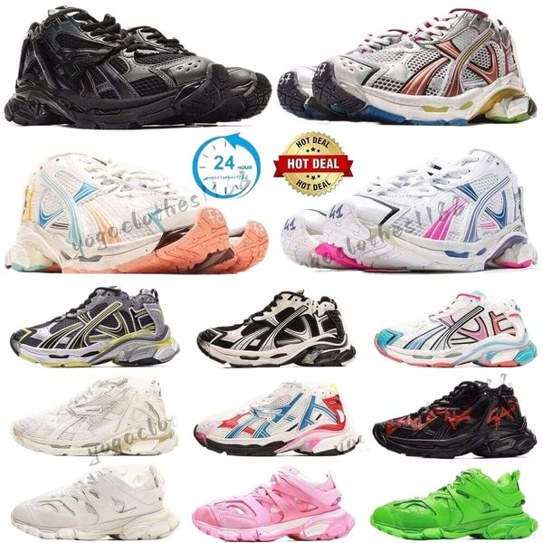 

2026 New Brand Sneakers Track Runners 7.0 7.5 3.0 Designer Platform All Black white Multicolor Pink Blue Grey Ancien Daddy men women trainers Tennis Shoes 35-46, Red