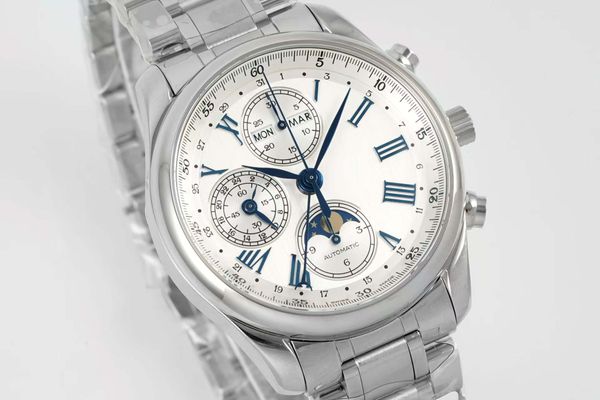 

Men's Watch Born for Watch Enthusiasts: A Men's Boutique Watch with Complex Functions and Astronomical Features, White