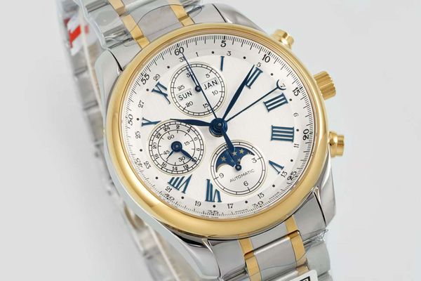 

Men's Watch Classic Silver Crafting Your Wrist's Prestigious Men's Watch waterproof watch Precision mechanical watch, Gray