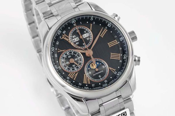 

Men's Watch Choice of Prestigious Watches: A Men's Boutique for Enthusiasts of Complex Functions and Astronomical Features, Silver