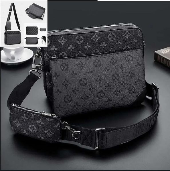 

Luxury Designers Messenger bags Women Men totes CrossBody bag Reverse Canvas Set Leather Shoulder man Bag with Purse Wallet Clutch handbag backpack, 5#