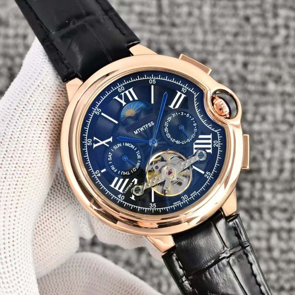 

Globally Attention-Grabbing Fine Watch: Imported Calfskin Strap with Mineral Super Strong Mirror, a Dignified Choice for Men, Champagne