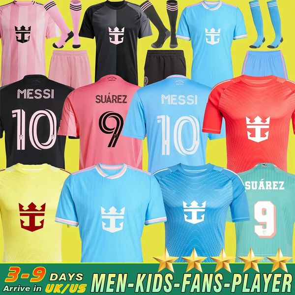 

5 Star soccer jerseys 25  Fans Player player version MARADONA DI MARIA J. ALVAREZ Home Away FC Men Kids football jersey InterS MiamiS shirts MESSIS SUAREZ Jersey99 A10, Brown