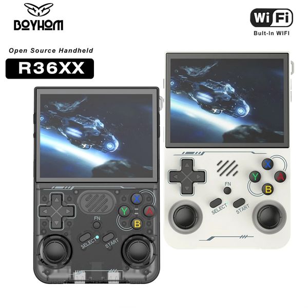 R36S updated R36XX Retro Handheld Game Console Linux ARKOS 35Inch IPS Screen Portable Pocket Video Player Wi-Fi Games Kid Gift 251219