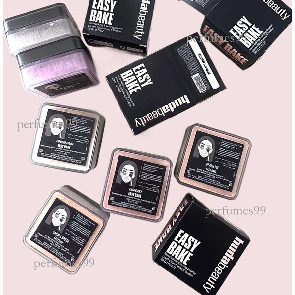 

Bake Easy Loose Baking Setting Powder Contour Concealer Foundation Brighten Luminous Cherry Blossom Peach Pie Pound Cake Sugar cookie Banana Bread, Sky blue