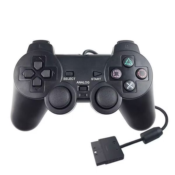 Factory direct sales PS2 wired game controller PS1 game controller Universal PS2 vibration controller in large stock