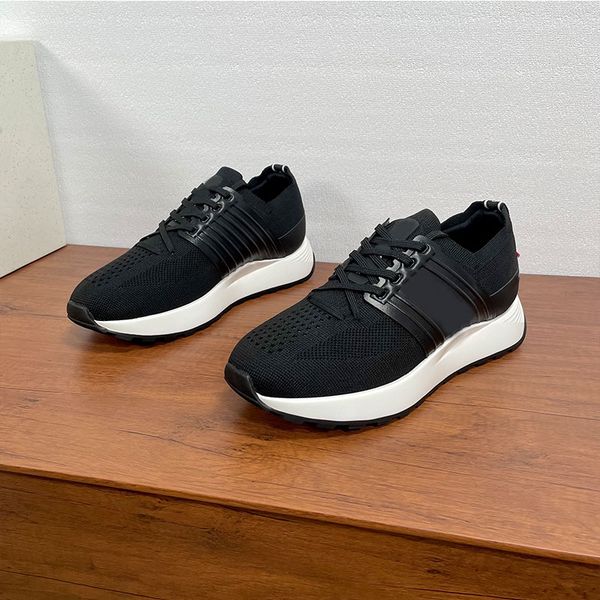 

2025SS Designer Men Knitted Casual Sports Shoes Black Man Running Shoes Breathable Mesh Fabric TPU Rubber outsole Luxury Mans Basketball Shoes Bring original box, 2##