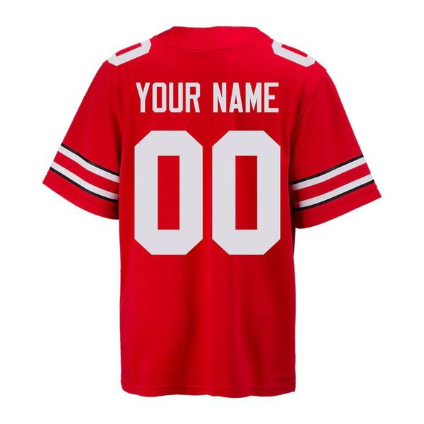 

Custom Football Jerseys For S-7XL Personalized Jerseys, Red