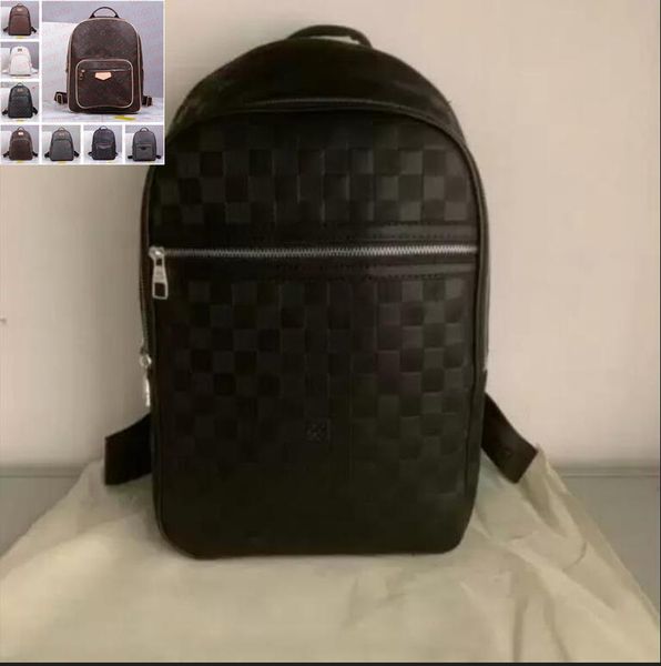 

2026 Hot Sell Classic Fashion bags Black Embossed Women Men Backpack designer backpack travel shoulder bag school handbag, 9#