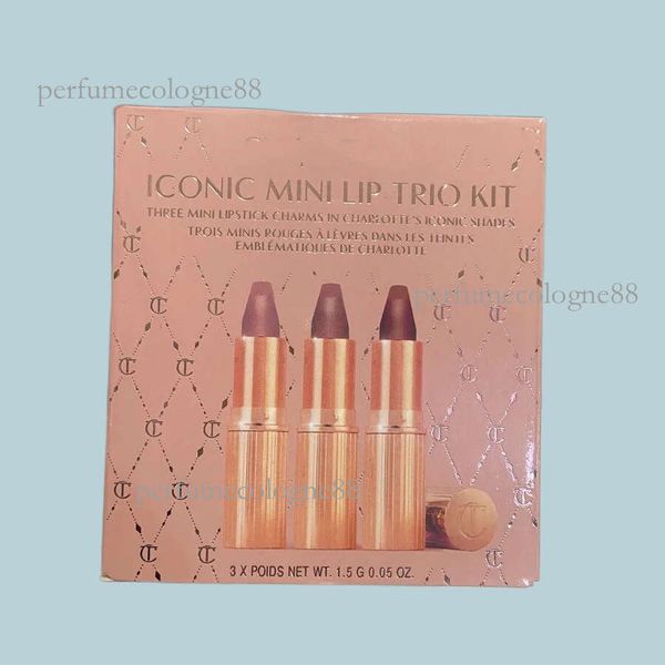 

Lipstick Set ICONIC MINI LIP TRIO KIT 1.5g*3 THREE MINIS LIPSTICK CHARMS walk of shame pilowtalk supermodel 3 shades Rouge Matte lipsticks Lips Makeup 3pcs Gift