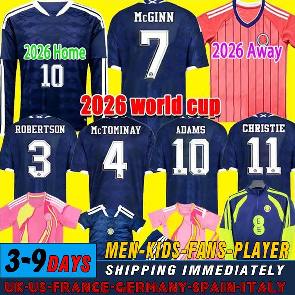 

SCoTlAnD World Cup 2026 football shirt football top xxxl soccer jerseys ROBERTSON MCTOMINAY MCGINN GILMOUR 150th home away long sleeve goalkeeper adult kids kit, Lavender