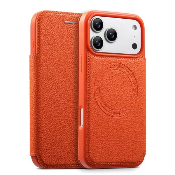 Multi-Functional Flip Cover Fit for iPhone 17 Pro Max, Samsung S25 Ultra Leather Phone Case Card Slot, Kickstand, Wireless Charging Compatible, All-Round Drop Protection